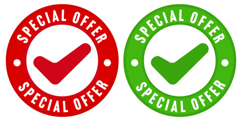 Sticker - Special offer sticker badge for sale