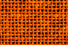 Close Up Of Orange Weaved Texture