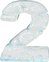 The symbol is made of ice. number 2