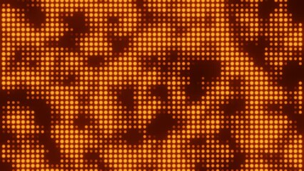 Wall Mural - Conceptual computer generated footage of dot lights representing physical phenomena