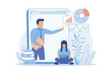 Wall Mural - online big data courses big data course, online degree program, digital education, study programming