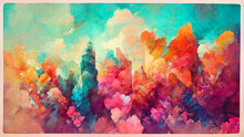 The Colorful Abstract Background Picture.
