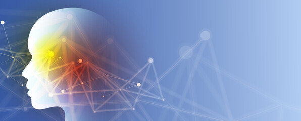 Conceptual technology illustration of artificial intelligence