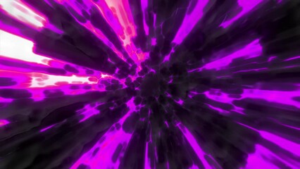 Wall Mural - Gray and purple background. Motion.A bright rotating tunnel in cartoon animation that spins at a fast speed.