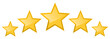 © POKPAK - Five stars rating icon