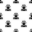 © Anna - Single Plumber pattern. Plumber concept. filled trendy Vector seamless Pattern, background, wallpaper