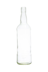 Wall Mural - Empty Glass bottle isolated on white with clipping path