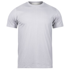 Canvas Print - Grey t-shirt mockup, Cutout.