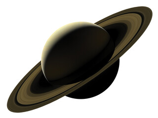 Wall Mural - saturn on space background. elements of this image furnished by nasa.