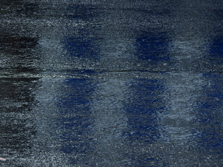 Wall Mural - wet asphalt road after rain