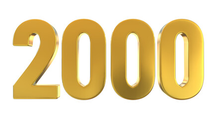 3d golden number 2000