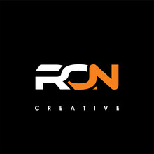 RON Letter Initial Logo Design Template Vector Illustration