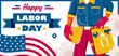 Happy Labor Day Banner