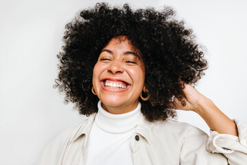 Wall Mural - Curly and happy