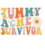tummy ache survivor svg, tummy ache survivor png, Tummy Ache Survivor Retro Vintage png, Tummy Ache Survivor rainbow svg, Tummy Ache flag