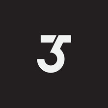 Number 35 Monogram Logo Template.