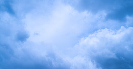 Wall Mural - blue sky with clouds