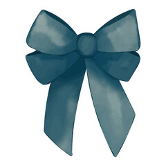 Wall Mural - Watercolor Ribbon, Hand painted decoration clipart.
