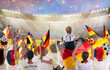 © famveldman - Germany football team supporter on stadium.