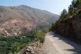 Fototapeta  - Panoramic view over imlil valley morocco