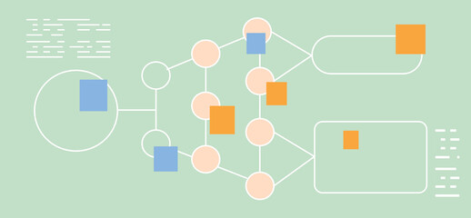 Software development plan. Coding language scheme icon