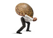 © alphaspirit - Tired businessman acts like a slow snail