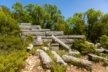Wall Mural - Ruins of ancient Pisidian city Termessos, Antalya Province, Turkey.