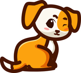 Cartoon dog illustration