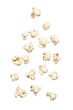 Falling popcorn cutout, Png file.