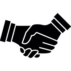 Wall Mural - Handshake Icon