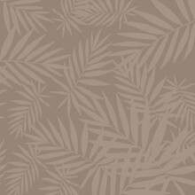Tropical Brown Leaf Pattern Background. Poster/Template.