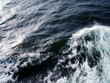 © SAIGLOBALNT - Dark ocean surface and rough wave image processed photograph, taken from the sailing boat.