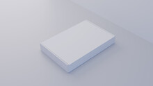 White Product Box Mockup, Mailing Box Template, Closed Box