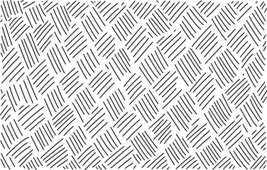 Wall Mural - scattered geometric line shapes. hand drawn doodle elements. abstract background design. vector blac