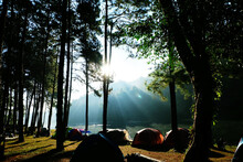 Wonderful Camping In Winter At Pang Ung In Mae Hong Son - Natural And Ozone Thailand