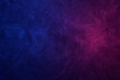 © Игорь Жуков - Abstract 3d blue with pink colors fog or swirling smoke on dark background. Magic light effect with vapor and gas. 3d rendering illustration.