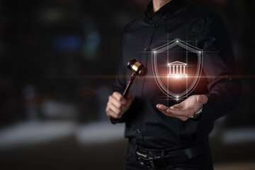 legal protection concept.