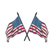 US Flag - Double | Farmhouse | EPS10