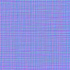 Normal map of seamless pattern imitating burlap or gauze. Hessian sackcloth woven background. Homespun rough jute linen fabric. Bump mapping of cotton tablecloth. 3d shader of worn canvas texture.