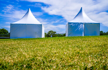 Poster - new entertainment tent at a meadow