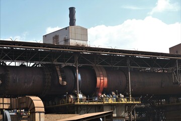 Nickel factory exterior at PT Vale Indonesia