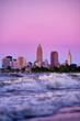 Cleveland Ohio Skyline on Lake Erie