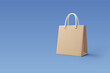 3d Vector Paper Shopping Bag, Shopping Online Concept.