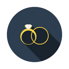 Poster - Wedding Rings Icon