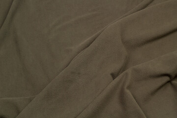 Wall Mural - Fleece fabric blue top view. Texture of textile fleece bedspread.	
