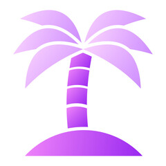 Wall Mural - Palm Tree Icon