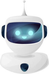 Aufkleber - Funny chatbot online help customer assistant bot