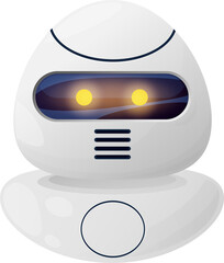 Aufkleber - Mobile application virtual helper chat bot robot
