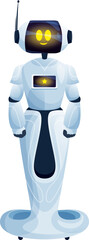 Fototapete - Robot, futuristic droid or cartoon cyborg android