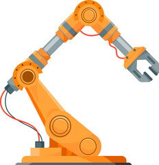 Leinwandbilder - Robotic arm, robot industry automated machine hand